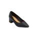 Extra Wide Width Women's The Knightly Pump by Comfortview in Black (Size 7 1/2 WW)