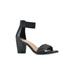 Women's White Mountain Backer Heeled Sandal by White Mountain in Black Smooth (Size 9 1/2 M)