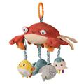 Hanging tumama Crib Mobile Hanging with Tummy Time Mirror Activity Plush Animal Stroller for Infant Toddlers