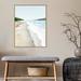 Dovecove Crash Into Me II (Beach) by Isabelle Z Framed Canvas Wall Art Print Canvas in Blue/Brown/Green | 30 H x 23 W x 2 D in | Wayfair