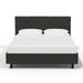 Latitude Run® Tufted Upholstered Platform Bed Metal in Black | 43 H x 56 W x 78 D in | Wayfair 9352D450ED3C440980157A31885CFA00