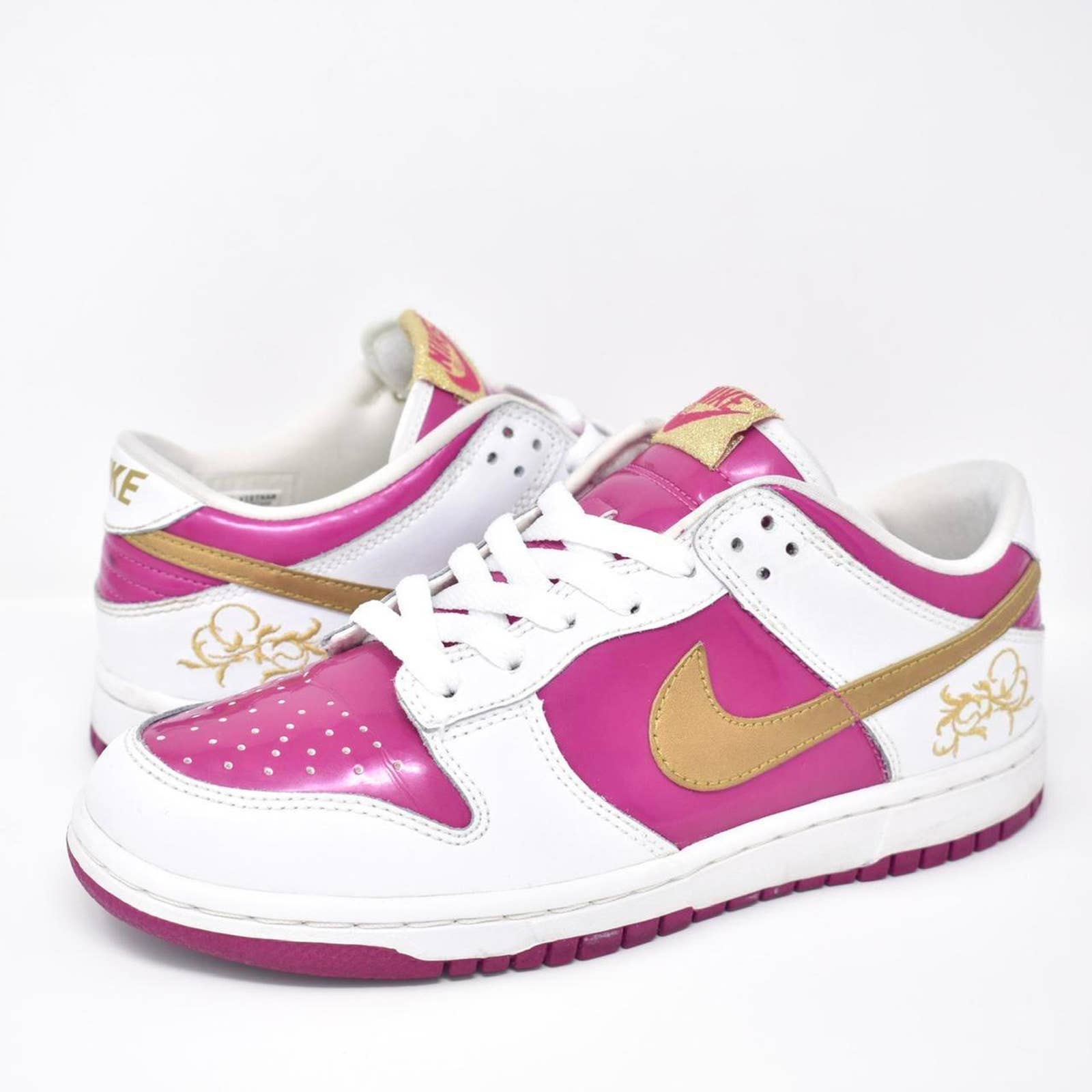Nike Shoes | 2006 Nike Dunk Low “Pink Gold” | Color: Gold/Pink | Size: 7.5