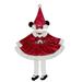 Disney Dresses | Beautiful Disney Minnie Mouse Sherpa Winter Dress Set | Color: Red/White | Size: Various