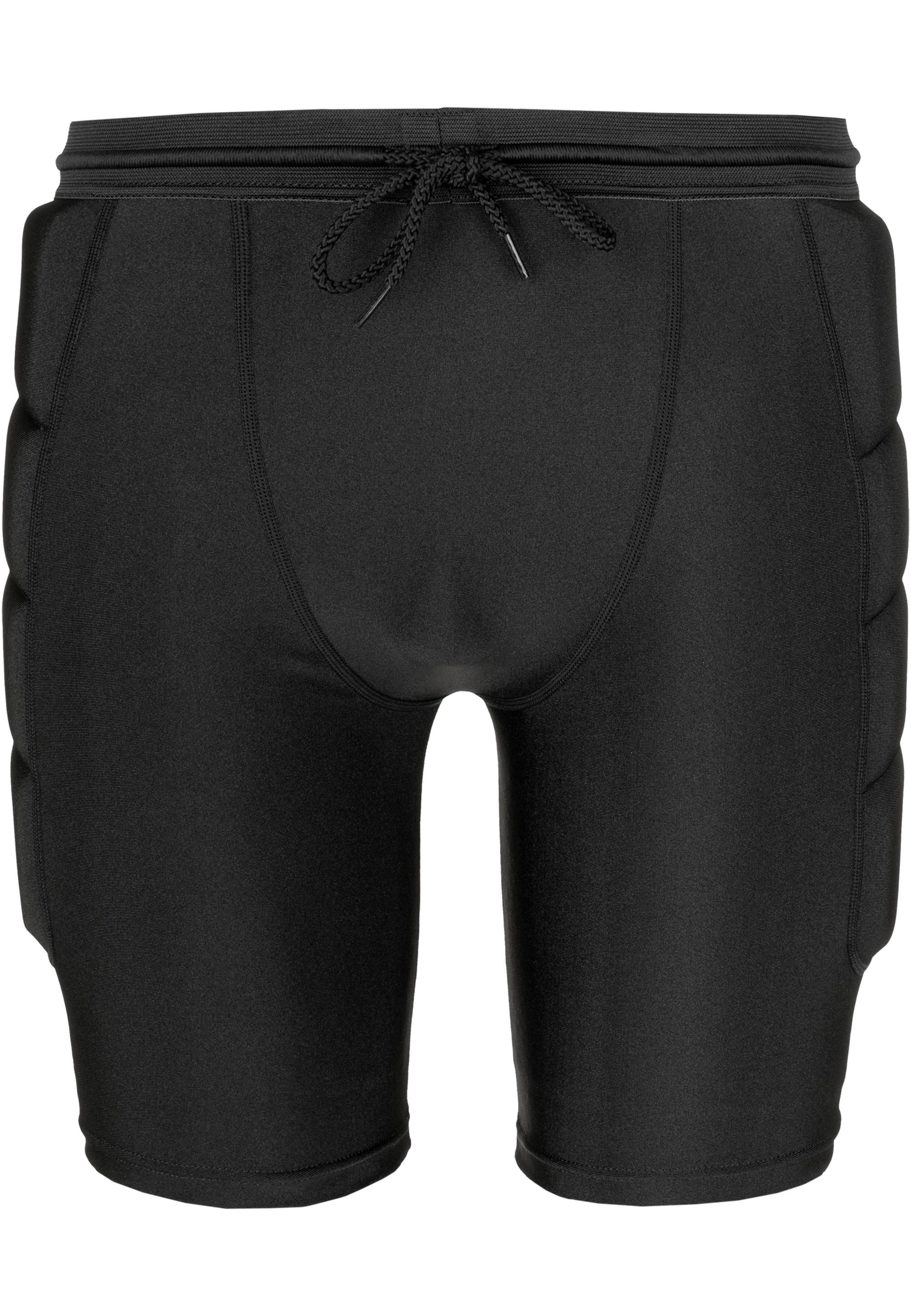 Torwarthose REUSCH "Compression Short Soft Padded", Herren, Gr. XXL, EURO-Größen, schwarz, 48% Polyurethan, 46% Polyester, 5% Polyamid, 1% Elastodien, unifarben, kurz, Hosen, mit gepolsterten Einsätzen