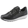 Sneaker ARA "OSAKA", Damen, Gr. 8,5 (42,5), schwarz, Leder, unifarben, sportlich, Schuhe Sneaker, Freizeitschuh, Halbschuh, Schnürschuh in bequemer Schuhweite G