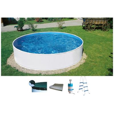 Rundpool KONIFERA "Usedom II inkl. Zubehör", weiß, H:90cm Ø:360cm, Schwimmbecken, in verschiedenen Größen erhältlich Image