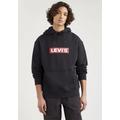 Hoodie LEVI'S "T3 RELAXD GRAPHIC" Gr. S, schwarz Herren Sweatshirts