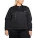 Nike Jackets & Coats | Nike Womens Plus Size Swoosh Polyknit Track Jacket,Black/White,2x | Color: Black | Size: 2x