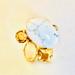 Kate Spade Jewelry | Kate Spade Cluster Costume Ring | Color: Gold/White | Size: 8