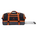 Travel Duffel Wheely Bag Hand Luggage Wheeled Trolley Holdall Duffle Carry Bag with Wheels Lightweight Overnight (Orange, 30 Inches)