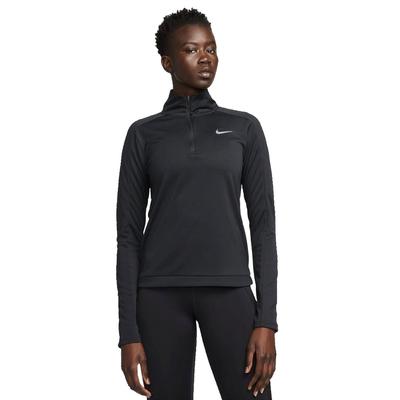 Nike Damen Dri-Fit Pacer 1/4-Zip Pullover schwarz