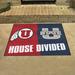 43 x 34 x 0.5 in Kitchen Mat - FANMATS House Divided - Utah/Utah State_House Divided - Utah/Utah State House Divided House Divided Rug - 34 In. X 42.5 In, | Wayfair