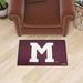 Red/White 30 x 19 x 0.25 in Kitchen Mat - FANMATS Montreal Maroons_NHLRETRO Montreal Maroons Starter Mat Accent Rug - 19In. X 30In. Plastic | Wayfair