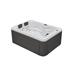 Luxury Spas 4 - Person 39 - Jet Acrylic Rectangular Standard Hot Tub w/ Ozonator in Acrylic in Gray | 32 H x 59 W x 79 D in | Wayfair WS-292PG