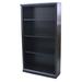 Red Barrel Studio® Sherita 36" H x 32" W Solid Wood Standard Bookcase Wood in Black | 48 H x 32 W x 14.25 D in | Wayfair