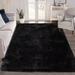 FairOnly Shag Area Rug 8 x 10 Modern Indoor Plush Fluffy Rugs Shaggy Carpet Rugs for Bedroom Living Room Fluffy Area Rug Black