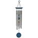 Woodstock Chimes Chakra Chime™ - Seven Stones, Large Wind Chime Metal in Blue | 24 H x 5 W x 5 D in | Wayfair CC7LB