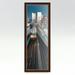 30x15 Rounded Brown Real Wood Picture Frame Width 1.5 inches | Interior Frame Depth 0.5 inches |