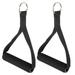 Resistance Exercise Handles Cable Machine Accessories Resistance Bands Handles Handles Strap Handle - 11.5CM pure black