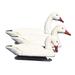 Higdon Decoys 77128 Standard Size Goose Floater - Snow - 4 Pack