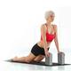 Shpwfbe Workout Equipment Gym Exercise Fitness Foam Bolster Pillow Cushion Eva Training Yoga Blocks Grey