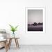Joss & Main Purple Light 2 by Design Fabrikken Wood Framed Wall Art Print Paper in Black/Gray/Indigo | 41 H x 31 W x 1.75 D in | Wayfair
