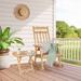 August Grove® Alhareth 2 Piece Seating Group Wood in Brown | Outdoor Furniture | Wayfair B9A72547A1D34753ADA072AEBCFF81C4