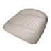 Universal PU Leather Rear Car Seat Bottom Cover Cushion Material - Grey Front 62x55cm