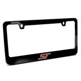 iPick Image for Ford Focus ST 3D Night Glow Luminescent Logo on Black Metal License Plate Frame Official Licensed