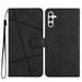 Tarise Galaxy A14 5G Flip Wallet Phone Case PU Leather Kickstand Wrist Strap Card Holders Photo Slots Shockproof TPU Inner Shell Magnetic Solid Color Case Cover for Samsung Galaxy A14 5G 6.8 Black
