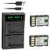 Kastar 2-Pack Battery and LTD2 USB Charger Replacement for JVC GR-D720 GR-D720EK GR-D720EX GR-D720US GR-D721 GR-D721EX GR-D725 GR-D725EK GR-D725EX GR-D725US GR-D726 GR-D726EK GR-D726EX GR-D726US