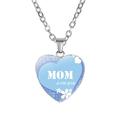 Kayannuo Back to School Clearance Mother s Love Letter Love MOM Heart Pendant Necklace Gemstone Necklace