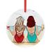 Kayannuo Christmas Decorations Christmas Clearance Iron Art Personalized Pretty Girl Christmas Pendant Christmas Holiday Decor Christmas Ornaments