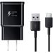 OEM Adaptive Fast Charger with USB Type C Cable [ 4FT ] Compatible with Samsung Galaxy A8+ (2018) Wall Charging Kit Set { 1X Cable & 1X Adapter} Up to 50% Fast Charging