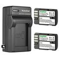 Kastar 2-Pack Battery and AC Wall Charger Replacement for Pentax D-Li90 Battery Pentax D-BC90 K-BC90 Pentax 39830 39835 Charger Pentax 645Z IR K-01 K-1 K-3 II K-3 Mark III K-5 II K-7 II