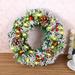 Christmas Gifts Clearance! Cbcbtwo Pre-Lighted Faux Christmas Wreath Green Crestwood Spruce White Lights Decorated With Pine Cones Berry Cluster Christmas Collection 11.8in