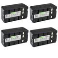 Kastar Battery 4-Pack Replacement for Panasonic NV-VJ66 NV-VJ77 NV-VJ78 NV-VJ98 NV-VX33EG NV-VX55EG PV-10 PV-10PX PV-14 PV-17 PV-18 PV-19 PV-20 PV-21 PV-22 PV-31 PV-32 PV-332 PV-333 PV-362 PV-40 PV-41