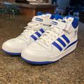 Adidas Shoes | Adidas High Top Sneakers | Color: Blue/White | Size: 8