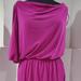 Jessica Simpson Dresses | Jessica Simpson One-Shoulder Pink Hollyhock Stretchy Dress Size 8. | Color: Pink/Purple | Size: 8