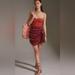 Anthropologie Skirts | Anthropologie Dolan Faux Wrap Red Motif Xl Mini Skirt Nwt | Color: Purple/Red | Size: Xl