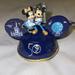 Disney Accents | Ear Hat Mickey And Minnie Ornament 50th Anniversary Collection | Color: Blue | Size: Os