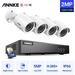 ANNKE 5MP Lite Wired Security Camera System with AI Human/Vehicle Detection 5-in-1 H.265+ 8CH DVR with 1 TB Hard Drive and (4) 1080p Weatherproof Surveillance Cameras 100ft Night Vision Email Alert