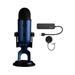 Blue Microphones Yeti USB Microphone (Midnight Blue) with USB 3.0 Hub Bundle