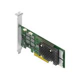 Intel RAID Adapter RS3P4TF160F - 12Gb/s SAS - PCI Express 4.0 x8 - Plug-in Card - RAID Supported - 0 1 5 6 10 50 60 JBOD RAID Level - 2 Internal SFF-8654 Female (SlimSAS 8i) - 16 Total SAS P...