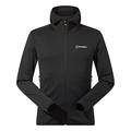 Berghaus Men's Keppla Hooded Fleece Jacket, Extra Warmth, Smart Fit, Black, XS
