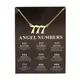 ChimFashion-Collier pendentif en alliage d'or pour femme document porte-bonheur ange chiffres