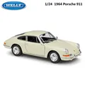 WELLY – voiture Diecast échelle 1:24 modèle de voiture 1964 Porsche 911 jouet en alliage de métal