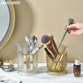 Boîte de rangement pour pinceaux de maquillage cylindre de rangement Transparent pour cosmétiques