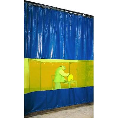 STEINER AWY00 Welding Curtain Wall, Vinyl Laminated Polyester, 10 ft. W., 10