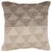 Sevita Gray Color Block Natural Cotton Square Throw Pillow, Set of 2 or 4